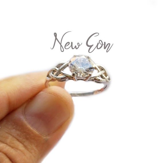 Celtic Engagement Ring Celtic Promise Ring Irish Promise Etsy