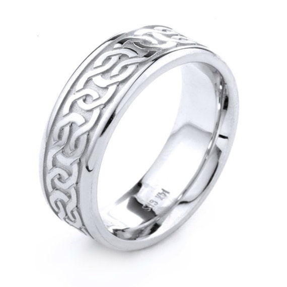 bague or blanc celtique bague or blanc celtique