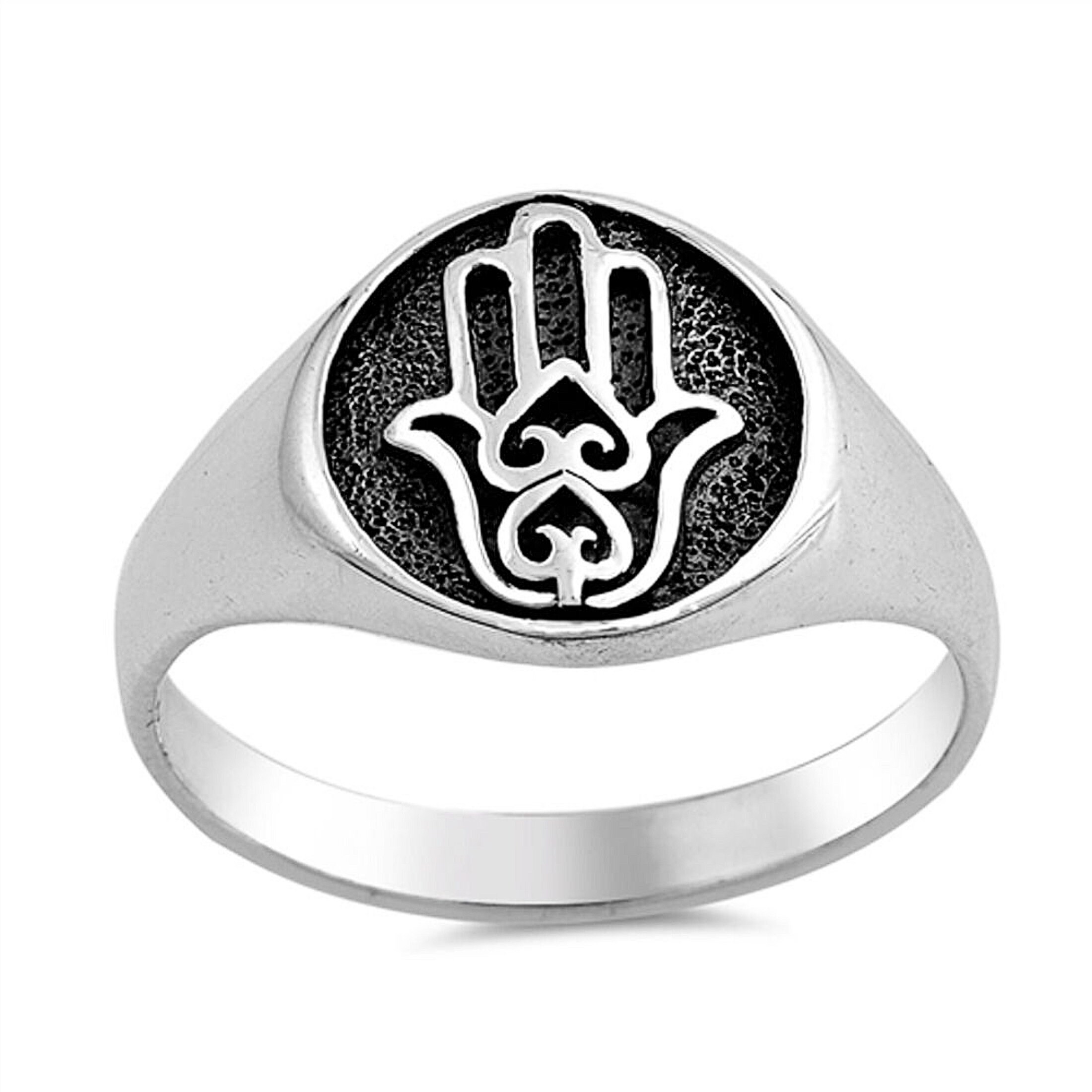 Hand of God Ring Hamsa Ring Protection Ring Hand of Fatima Etsy