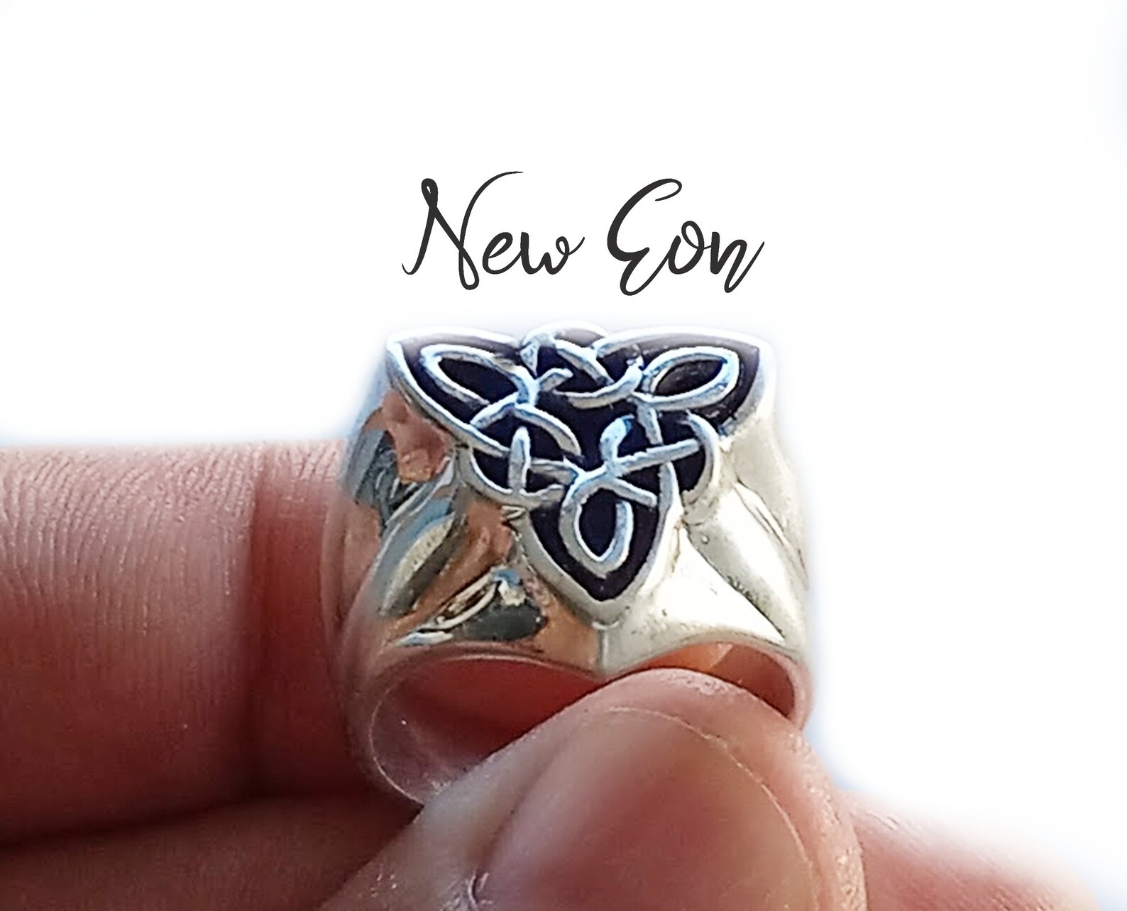 Celtic Trinity Knot Ring Men's Celtic Ring Celtic Knot Etsy
