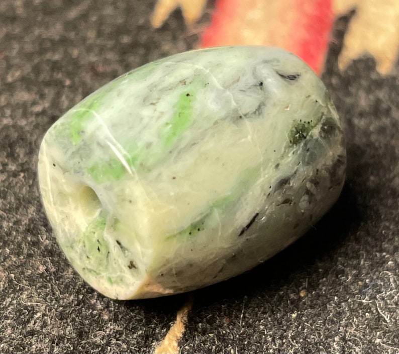 Mendocino County Eel River Jade Bead 18mm X 16mm Etsy