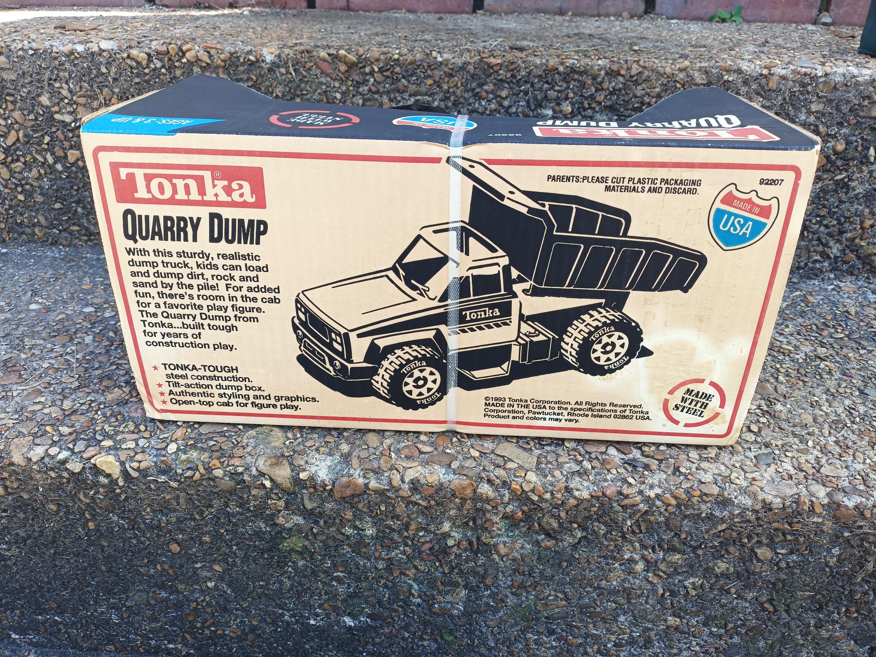 Excavadora Cat Tonka 92207 Acier Classique Camion-benne De Carrière  Excavadora Juguete Playa, image size:3000x2250