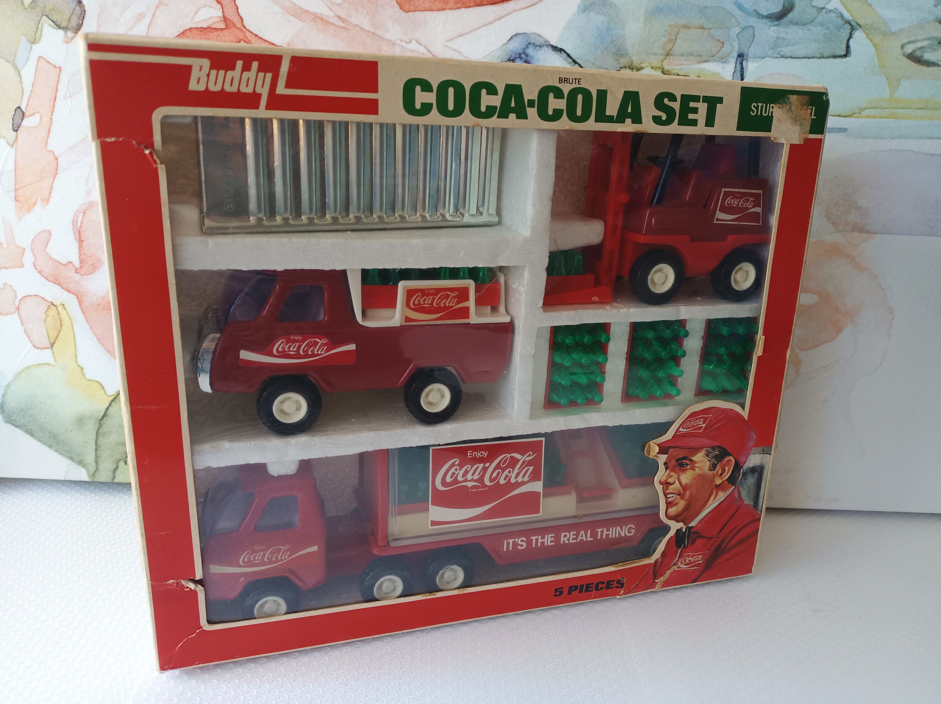Vintage 1976 Buddy L Coca-cola Set 