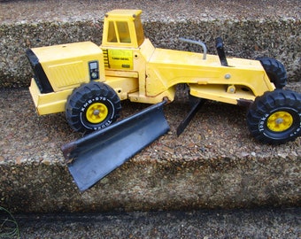 Vintage Tonka, Turbo Diesel, Double Blade Road Grader/Plow!