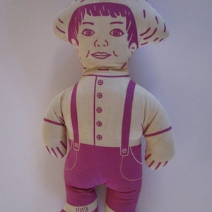Vintage Farmer Pillow Doll.
