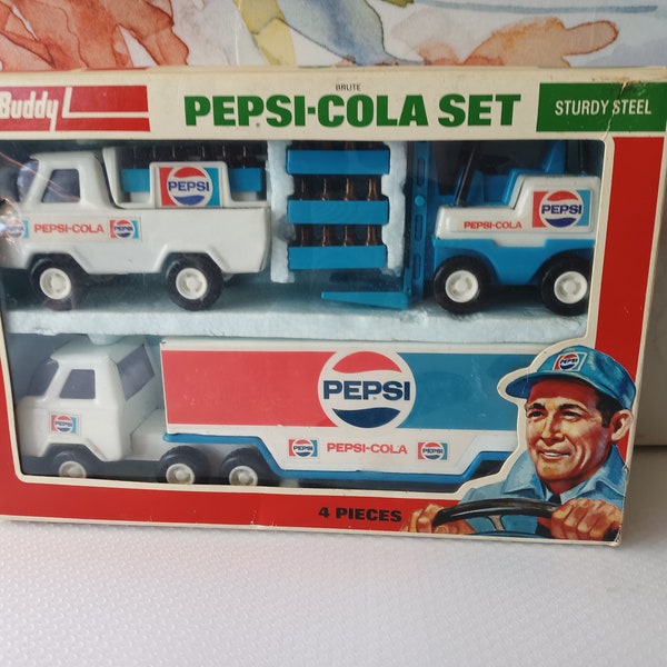 Vintage Buddy L "Brute" Pepsi-Cola Set, 1976 #4967