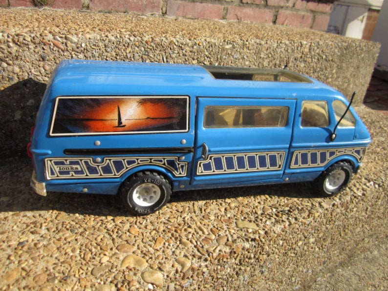 Vintage ' Tonka' Custom Van With Murals. Etsy