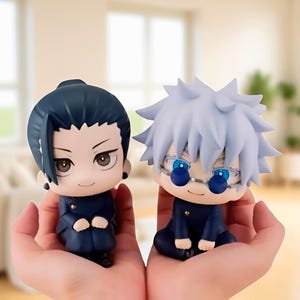 Figuras de Gojo Satoru e Geto Suguru JJK