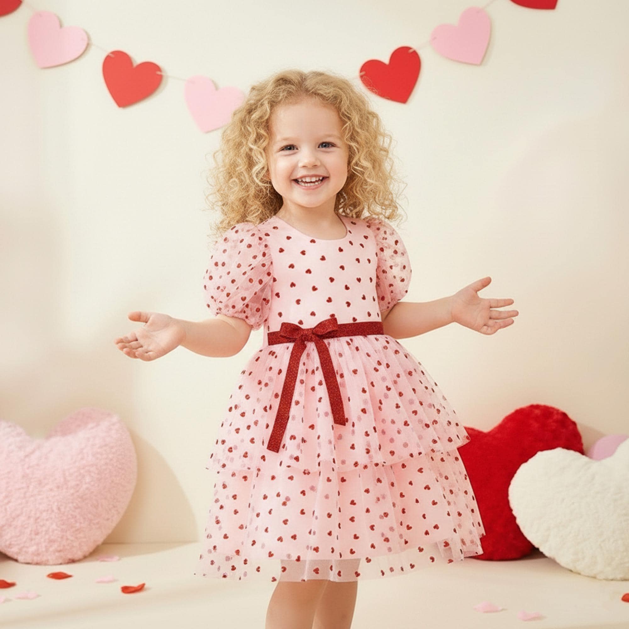Pink Heart Dress - Etsy