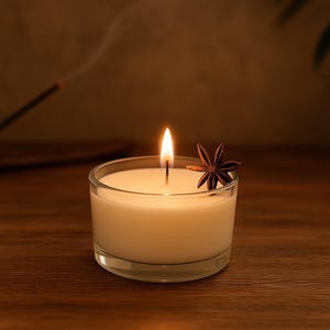 Star Anise Soy Wax Candle: Natural Aromatherapy, Relaxing Home Decor