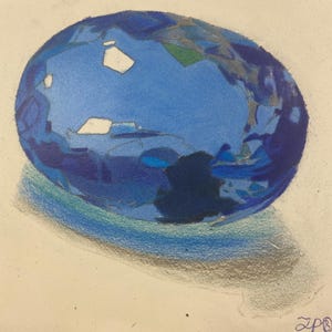Colored pencil drawing / Gemstone drawing