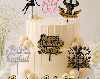 Custom Cake Topper, Personalized Birthday Cake Topper, 3D Printed Name Topper, Custom Birthday Decoration, Made to Order Cake Decor