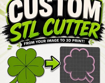 Custom STL Cookie Cutter From Your Image (Digital Download)