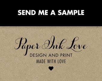 Cardstock Sample | Paper & Print Proof | Wedding Invitations, RSVPs, Place Cards, etc