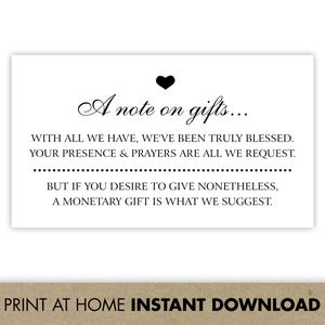 Dinero para regalo de boda / Solicitud de regalos monetarios / Regalos financieros / Dinero para boda / Pedir dinero para boda / Regalos en efectivo para baby shower