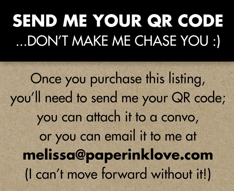 Printed Registry Cards With QR Code for Wedding Gift Registry Etsy