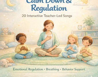 20 Calm Down Songs for Kids | Preschool Emotional Regulation Music (Digital Download)
