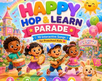 Preschool Learning Songs Bundle for Toddlers | Happy Hop and Learn Parade