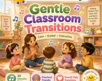 Preschool Transition Songs for Classroom Management – 20 Interactive Teacher-Led Routine Songs