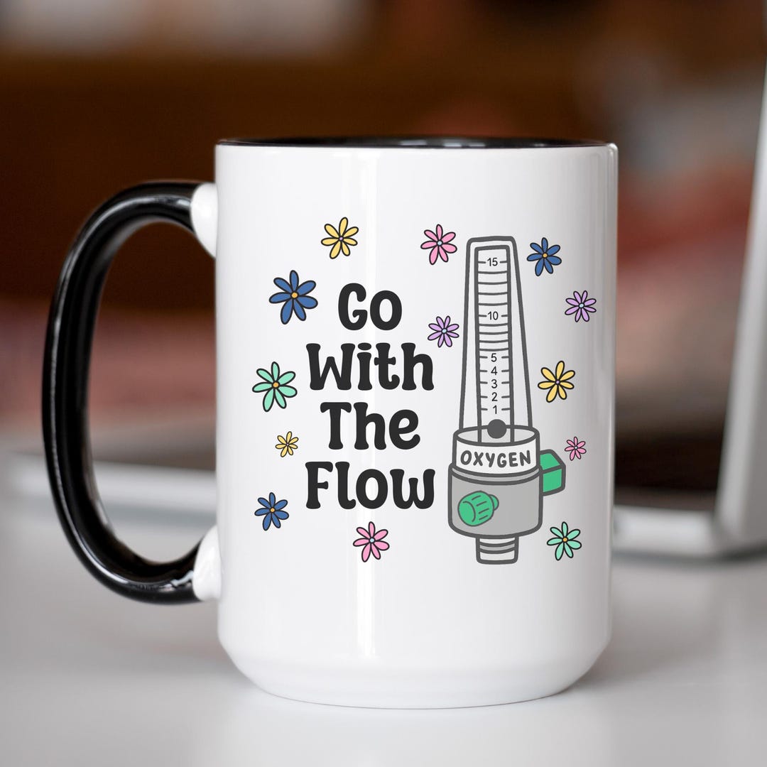 Respiratory Therapist, Go With the Flow, RT Gift for Her, Pulmonologist ...