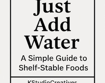 Basta aggiungere il kit per la dispensa dell'acqua. Guida stampabile per la conservazione degli alimenti. Tracker modificabile e pacchetto budget. Download digitale immediato.