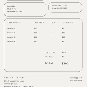 invoice template