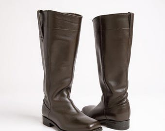 Civil War Stovepipe Leather Boots | Handmade Footwear