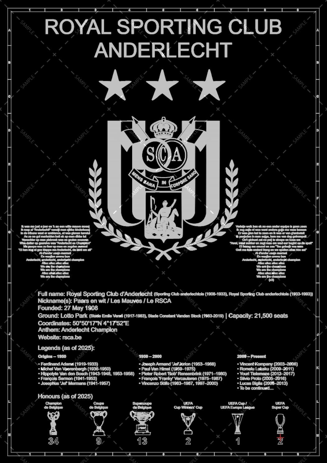 2016-17 Anderlecht Away Shirt - 8/10 - (3XL), image size:1052x1488