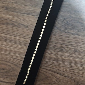 14K Solid Gold Chain Bracelet