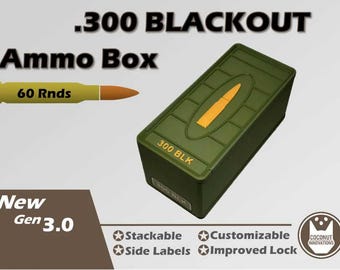 Ammo Box 300 BLK 300 Blackout 60 Round