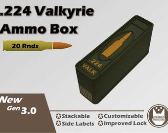 Ammo Storage Box .224 Valkyrie - 20 Round