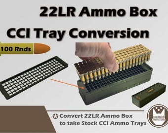Ammo Box CCI Tray Conversion for 22LR - 100 Rounds