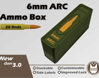 Ammo Storage Box - 6mm ARC - 20 Rounds