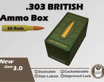 Vintage, Vietnam War, U.S. Army, Green, Metal, Artillery, Ammo Box
