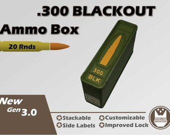 Ammo Box 300 BLK 300 Blackout 20 Round