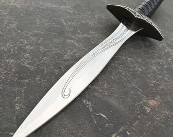 Gift for Husband, Fantasy Inspired Dagger with Decorative Sheath, Medieval Collector Piece, Unique Present for Him