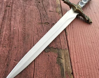 Gift for Husband, Medieval Dagger with Decorative Sheath, Fantasy Collector Gift, Unique Birthday Gift for Him 13.5"