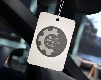 Deodorante per auto Gear Grinder Media / Fragranze per auto nuova, pino e ghiaccio nero