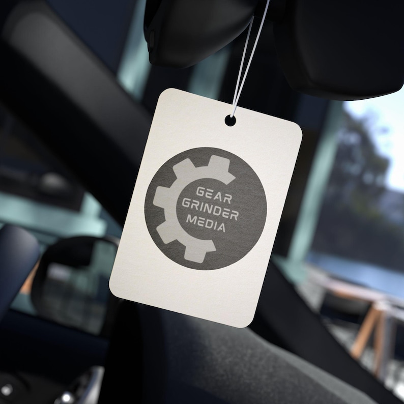 Gear Grinder Media Car Air Freshener | New Car, Pine, Black Ice Scents image 1