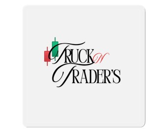 Truck N Trader's Die-Cut Magnet | Trading Candlestick Logo