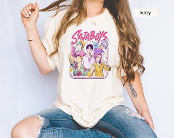 Comfort Colors® T-shirt, Kpop Saja Boys T-Shirt, Saja Boys Fan Shirt, Kpop Demon Hunters Tee, Huntrix  Shirt, Saja Boys Boy Band Shirt