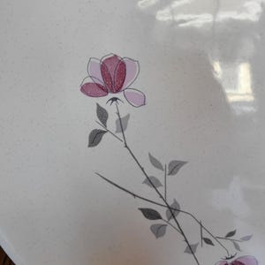 Mid Century Vintage Franciscan Earthenware Duet 13&quot; Oval Serving Platter