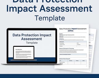 Data Protection Impact Assessment (DPIA) Template (UK GDPR Compliant, Editable Word Doc)