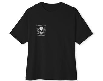 Motorrad T-Shirt - Unisex Übergröße Boxy T-Shirt, Biker Grafik T-Shirt, Motorrad-Liebhaber Geschenk, Vintage Retro Shirt, Road Trip Bekleidung