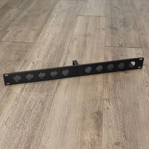 D-Type 1U Rack Mount 10 x D-Series Connectors with Cable Support
