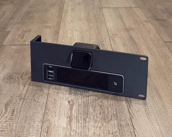 GL.iNET Comet X and JetKVM 2U Rack Mount Carbon Fiber Half Modular