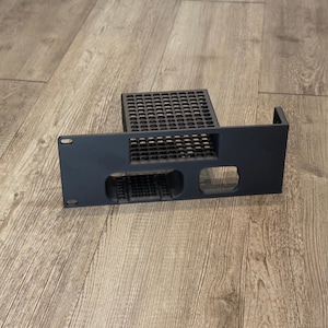 Apple TV 4K, GL.iNET Comet Pro KVM, & JetKVM Carbon Fiber 2U Rack Mount Half