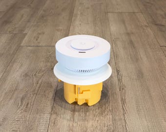 Ubiquiti Smoke and Co Alarm 4 inch Round 1-Gang Adapter and Cover USL-Smoke