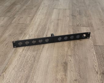 1U Rack Mount 10 D Series Connectors Cable Support