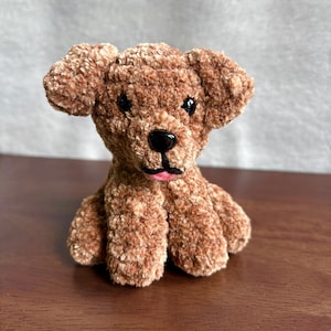 Adopt a Mini Crochet Dog – Handmade Amigurumi Puppy Plush – Cute Stuffed Animal for Dog Lovers